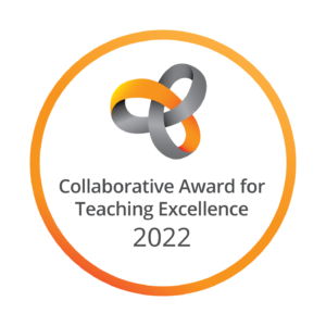Logo for the Collaborative Award for Teaching Excellence 2022